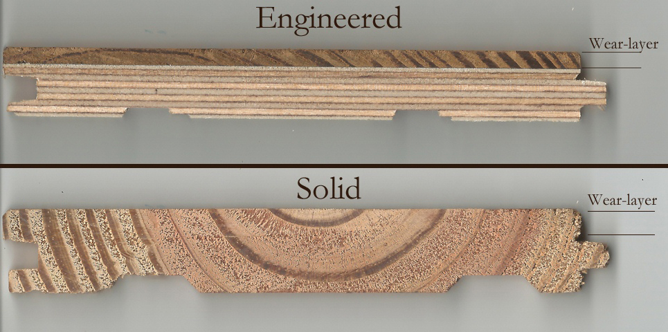 Engineered-vs-Solid Wood Flooring
