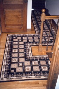 custom hall rugs runners & stair rods