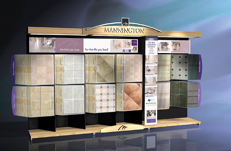 mannington sheet vinyl display