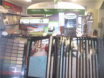 smartstrand sample rack environmental carpets